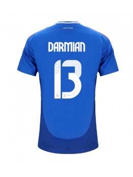 Italien Matteo Darmian #13 Heimtrikot EM 2024 Kurzarm